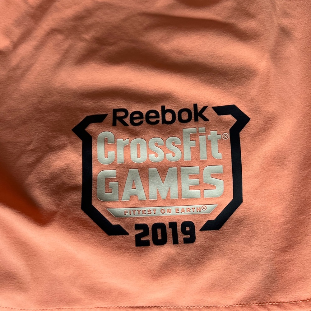 Reebok Orange Athletic Shorts